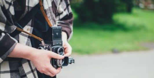 Taking photo by a camera